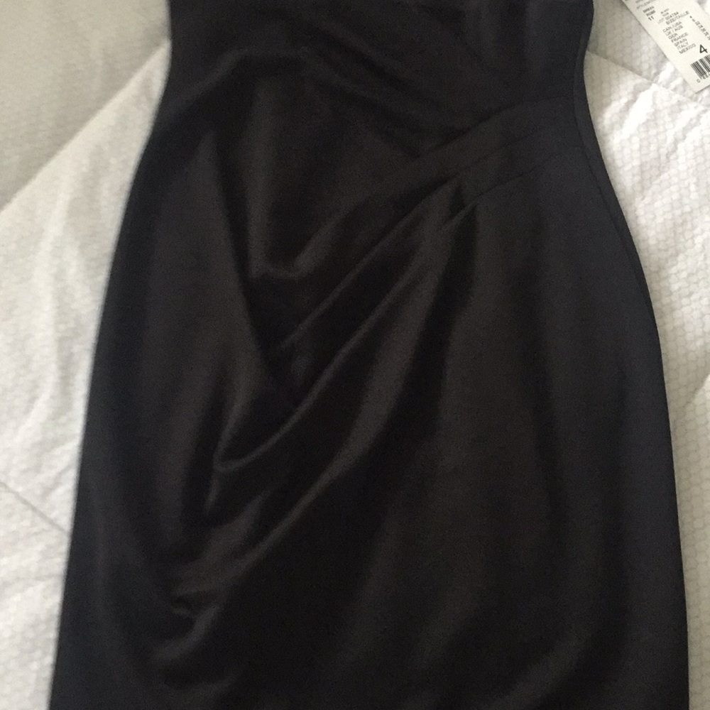 NWT Joseph Ribkoff Black “Robe” Dress - Picture 5 of 7